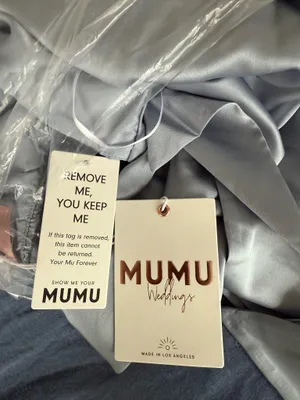 Show Me Your Mumu Adele Halter Maxi Dress Steel Blue Luxe Satin thumbnail 5