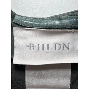 BHLDN Ruby Satin Charmeuse‎ Halter Maxi Dress Size 14 Sage Green Backless thumbnail 7