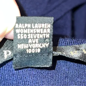 Ralph Lauren Black Label Classic Navy Wool Blend Professional/Classic Dress-Sz L thumbnail 9