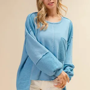 BiBi Oversized Pocket‎ Front Sweatshirt Size L thumbnail 11