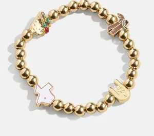 New BaubleBar Gold Charm University Of Texas At Austin Pisa Bracelet thumbnail 1