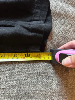 Old Navy Women's Black Cropped Elastic Waist Summer Linen Tapered Pants | Sz XL thumbnail 8