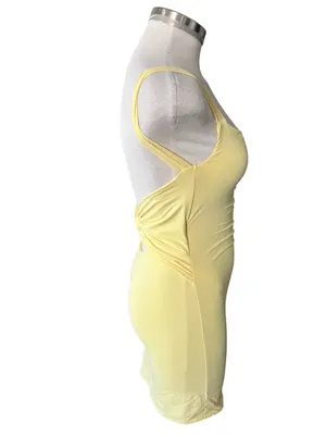 PRINCESS POLLY Kassanda Mini Dress Yellow Size 4 thumbnail 11