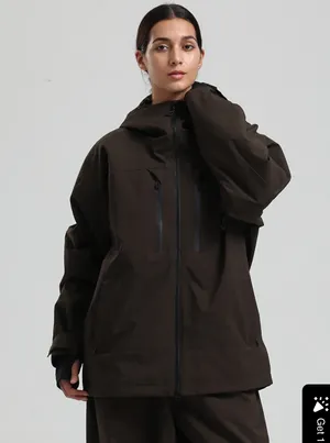 Snowverb brand NWT coffee ski/oversized board jacket Multiple Size XL thumbnail 2
