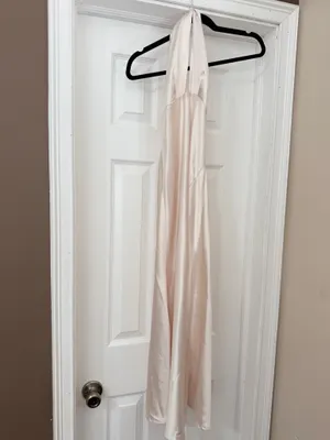Off white silky dress Size XS thumbnail 11