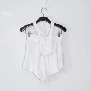 Free People x FP Movement Blissed Out Sleeveless One Piece Mini Romper White S thumbnail 5