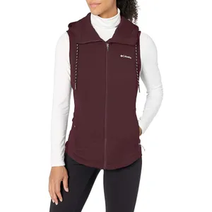Columbia Pilsner Lodge Omni-Shield‎ Women's Size M Quilted Hooded Purple Vest thumbnail 3