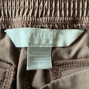 ATHLETA Chelsea Utility Joggers Mineral Brown Size 2 thumbnail 7