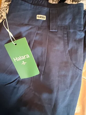 Halara XS Regular Navy Blue Cotton Elastic Waist Joggers thumbnail 3