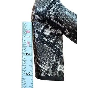 Steve Madden Grey Black Snakeskin Pointed Toe Block Heel Chelsea Boots 6.5M‎ thumbnail 11