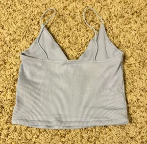 Garage light blue cropped tank thumbnail 2