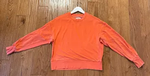 Sunnyside by Sundry orange crewneck pullover size M thumbnail 6