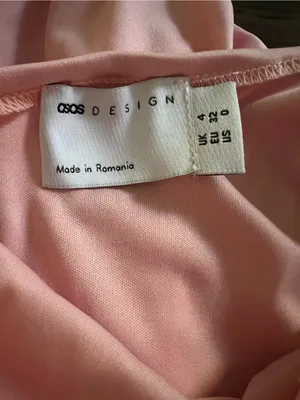 NWT - ASOS DESIGN Pink One Shoulder Bubble Dress - Size 0 thumbnail 6