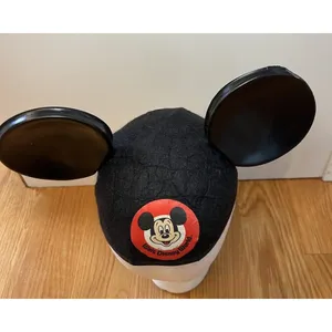 Vintage Walt Disney 1980s Felt Cap Mickey Mouse Ears thumbnail 2