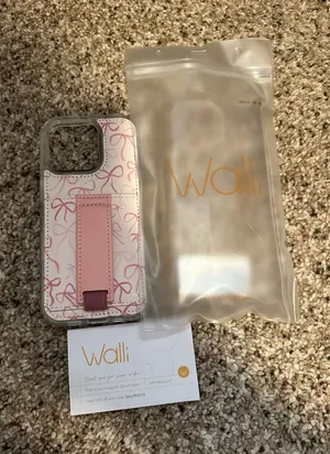 Walli wallet bow phone case Pink thumbnail 1