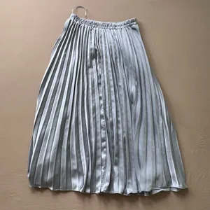 Lucy Paris Rose Metallic Pleated Midi Skirt thumbnail 2