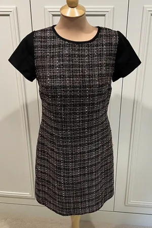 Banana Republic Women's Tweed Sheath‎ Dress Academia Preppy School Girl thumbnail 1