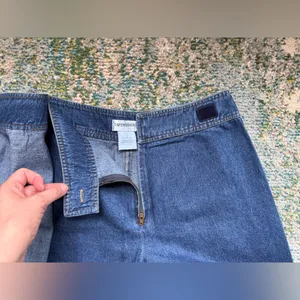 Vintage Y2K Tapemeasure denim jean skort, size 12 thumbnail 5