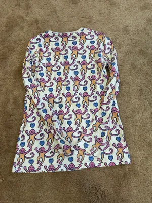 Roller Rabbit Lovely Monkey Long Sleeve Pajama Set thumbnail 4