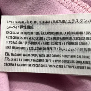 Abercrombie & Fitch Women’s Soft Collection Light Pink Crop Top Size XS thumbnail 7