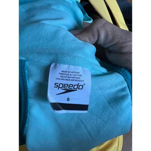 Speedo Women's One-Piece Swimsuit in Teal with Pink and Light Blue Accents thumbnail 4