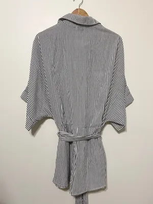 NWT Princess Polly Patron Romper Size 6 Stripe Black White NEW thumbnail 6
