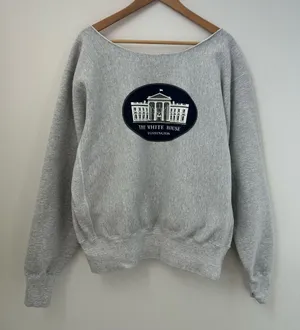 The White House United States USA Off the Shoulder Sweatshirt thumbnail 1