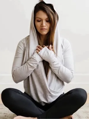 Zyia Haze Yoga Shawl Crossover- XS thumbnail 1