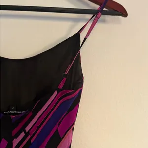 Betsey Johnson silk Y2K vintage Asymmetrical Dress in Pink and Purple thumbnail 8