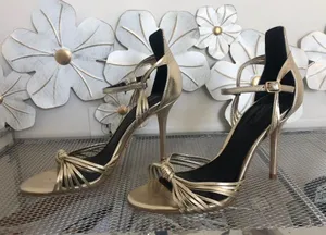 Topshop Gold Heels thumbnail 1