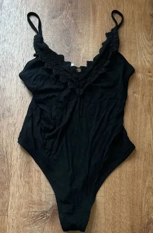 Free People Intimately Black Bodysuit Women’s Small thumbnail 1
