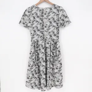 LuLaRoe Dress Womens S Amelia Gray Black White Abstract Splatter Print Excellent thumbnail 5
