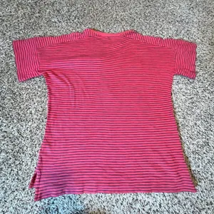 Lauren‎ Ralph Lauren Pink Navy Striped Cotton Henley Short Sleeve Top Mens M thumbnail 6