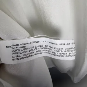 Zara White Smocked Neck‎ Long Sleeve Blouse Cottagecore Coquette Size XS thumbnail 9