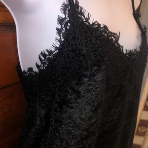 Black Spaghetti Top Blouse thumbnail 5