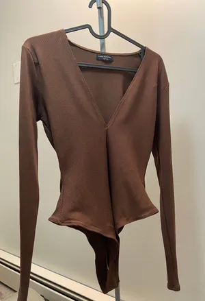 Naked Wardrobe Deep V Bodysuit thumbnail 4
