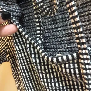 Caution To The Wind Monochrome Grid Short Sleeve Top thumbnail 3