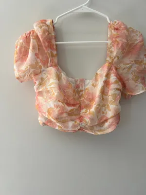 ShowPo size 4 crop top‎ White thumbnail 5