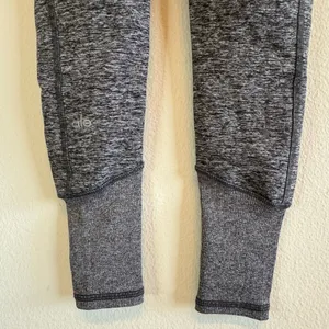 Alo Yoga Alosoft Lounge Leggings Grey Athletic Athleisure Size X-Small thumbnail 7