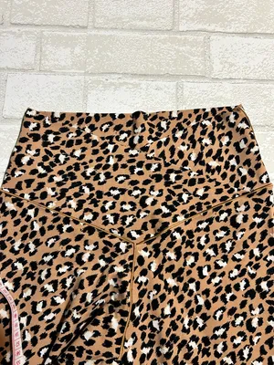 Offline aerie Leopard-Print Cross Front Leggings Size Large thumbnail 3