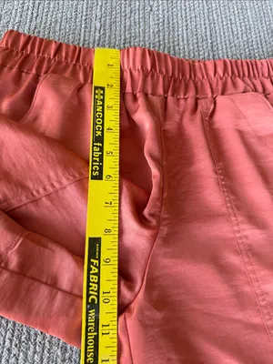 A New Day Coral Satin Shorts Sz Small thumbnail 7