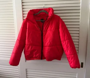 Wild Fable Red Puffer Jacket thumbnail 1