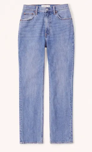 Abercrombie Curve Love Ultra High Rise Ankle Straight Jean thumbnail 6