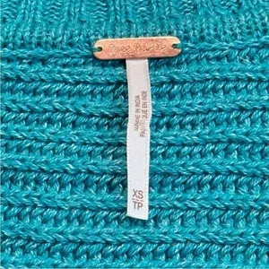 Free People Marlie Ribbed Pullover Sweater‎ in Mar Chiquita xs thumbnail 13