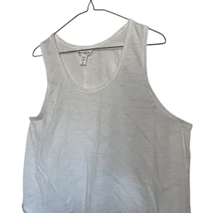 Athleta White Cotton Tank Top Womens Size XL‎ Lightweight Basic Casual thumbnail 4