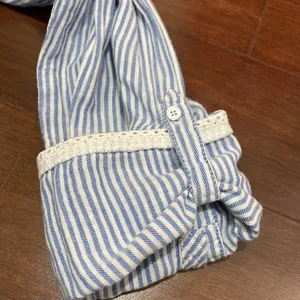Abercrombie& Finch blue stripe button down thumbnail 8