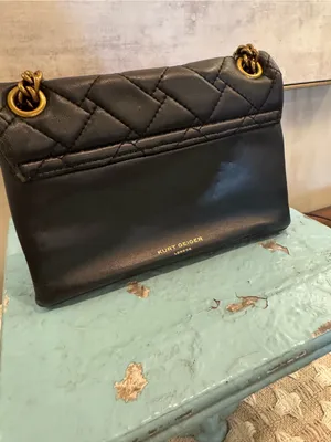 Kurt Geiger Mini Kensington Black Leather Crossbody Bag thumbnail 12