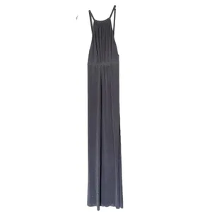 Show Me Your Mumu Maxi Amanda Dress Silver Metallic Size Small NEW thumbnail 4