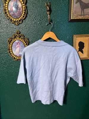 Anthropologie Maeve The Elliot Embellished Pocket Shirt Sz XS Baggy thumbnail 5