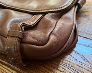 Vintage Brio! Brown Cross Body Satchel Shoulder Bag thumbnail 4